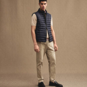 Moise Knc 01 Gilet superleggero e semilucido Blu Grafite Peuterey - immagine 2