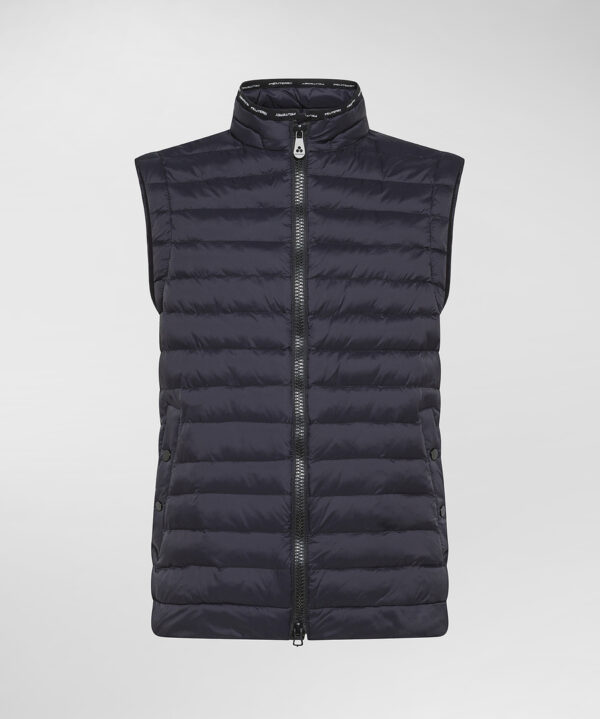 Moise Knc 01 Gilet superleggero e semilucido Blu Grafite Peuterey