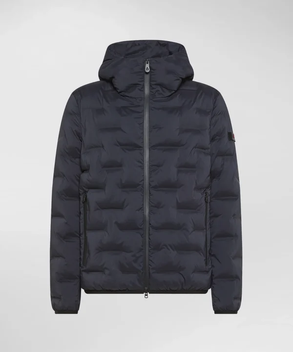 Bomber Blu Trama Asimmetrica Peuterey