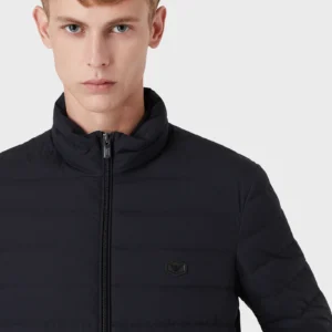 Piumino Blu Trapuntato Emporio Armani - immagine 6