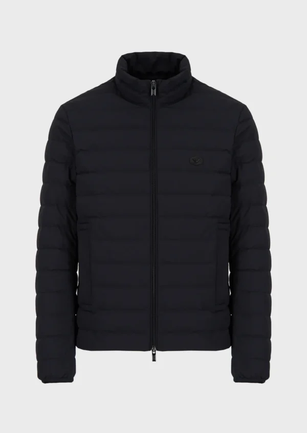 Piumino Blu Trapuntato Emporio Armani