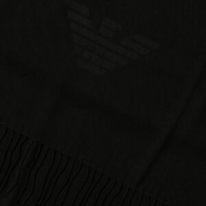 Sciarpa nera Emporio Armani - immagine 3