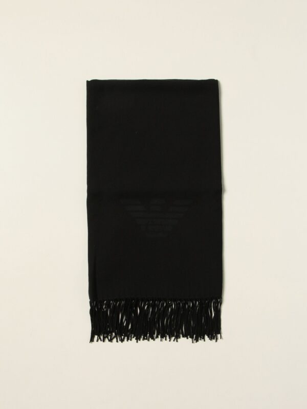 Sciarpa nera Emporio Armani