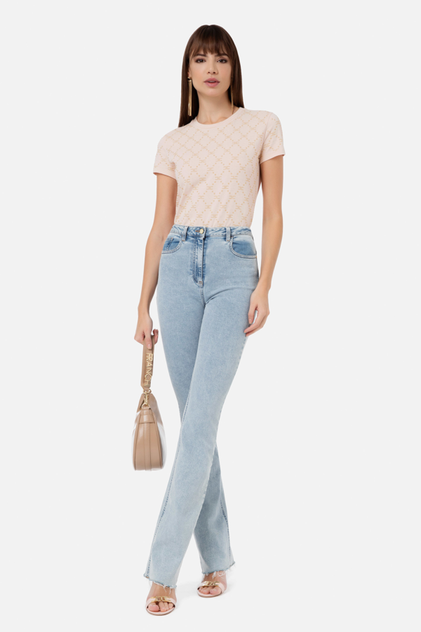 T-Shirt Rosa Elisabetta Franchi