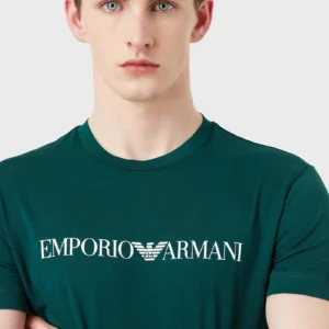 T-shirt verde Emporio Armani - immagine 2