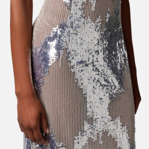 Abito red carpet in tulle e paillettes Perla Elisabetta Franchi - immagine 5