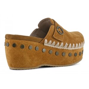 Mou Clog plain suede Cognac - immagine 4