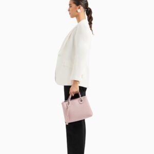 Borsa Shopper piccola MyEA stampa cervo Rosa Chiaro Emporio Armani - immagine 8