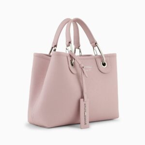 Borsa Shopper piccola MyEA stampa cervo Rosa Chiaro Emporio Armani - immagine 3
