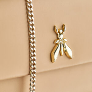 Pochette Fly in pelle con catena Winter Sand Patrizia Pepe - immagine 5
