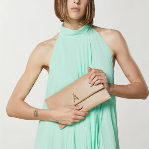 Pochette Fly in pelle con catena Winter Sand Patrizia Pepe - immagine 6