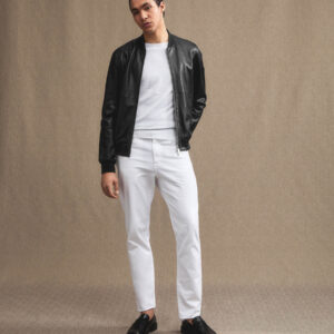 Fans leather Acc Giacca Bomber in pelle Nero Peuterey - immagine 2