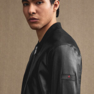 Fans leather Acc Giacca Bomber in pelle Nero Peuterey - immagine 3