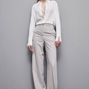 Camicia maniche lunghe in crepe "Essential" Bianco Patrizia Pepe - immagine 5
