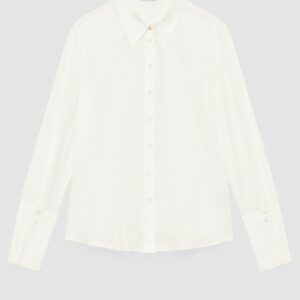 Camicia maniche lunghe in crepe "Essential" Bianco Patrizia Pepe - immagine 2