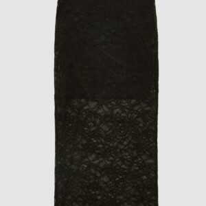 Gonna a tubino in pizzo Nero Patrizia Pepe - immagine 4