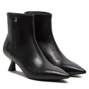 Tronchetti con zip in pelle Nero Patrizia Pepe - immagine 2