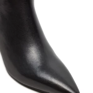 Tronchetti con zip in pelle Nero Patrizia Pepe - immagine 4