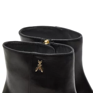 Tronchetti con zip in pelle Nero Patrizia Pepe - immagine 5