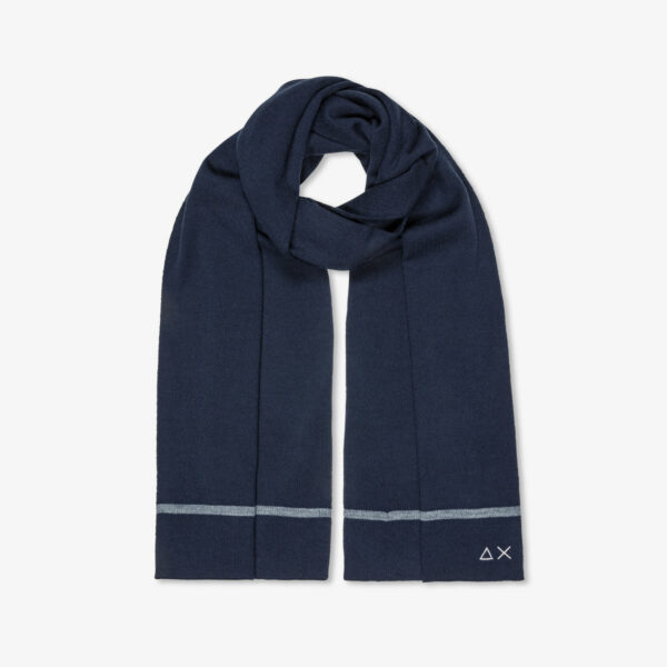 Sciarpa in lana SCARF BASIC Blu Navy Blue SUN68