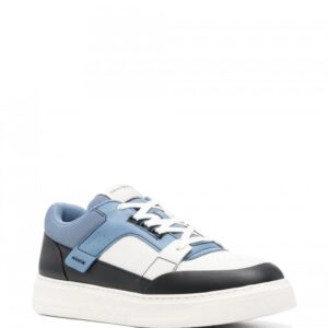 Sneakers In Pelle e Mesh Emporio Armani - immagine 2