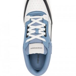 Sneakers In Pelle e Mesh Emporio Armani - immagine 4