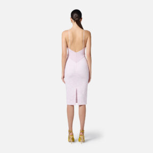 Abito in jacquard floreale Quarzo Elisabetta Franchi - immagine 3