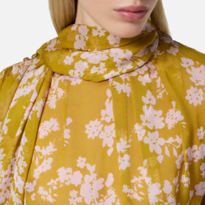 Blusa stampata in voile di seta Curry Quarzo Elisabetta Franchi - immagine 4